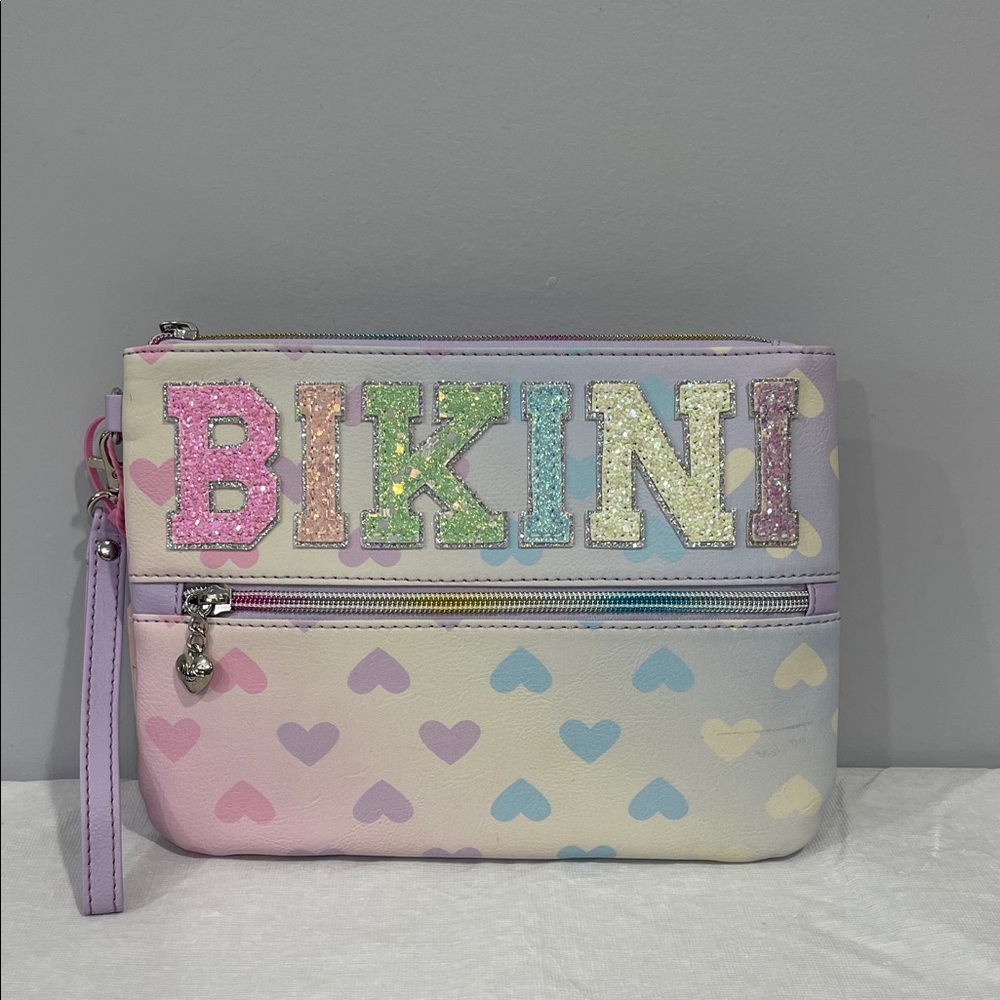 Miss Gwen's OMG Accessories Bikini Travel Bag “cotton candy” series wristlet NEW